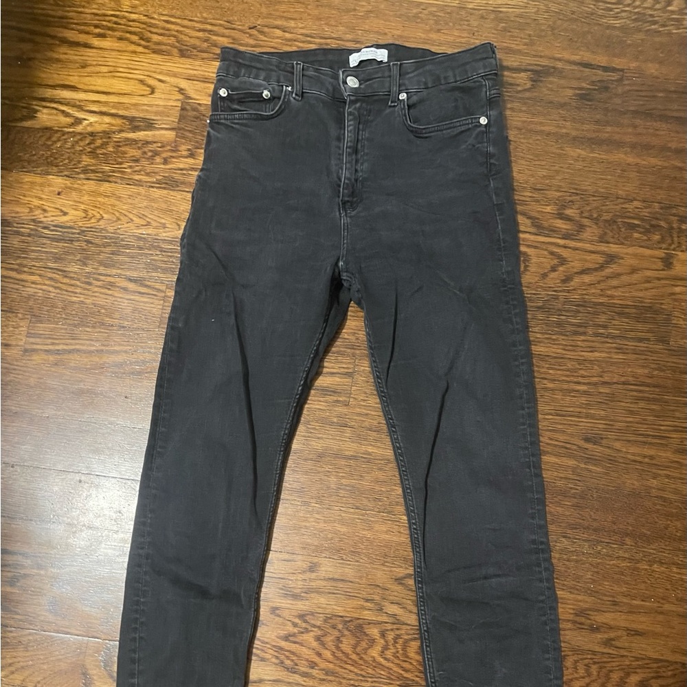 Women’s Zara, premium denim collection, high rise stretchy skinny jeans